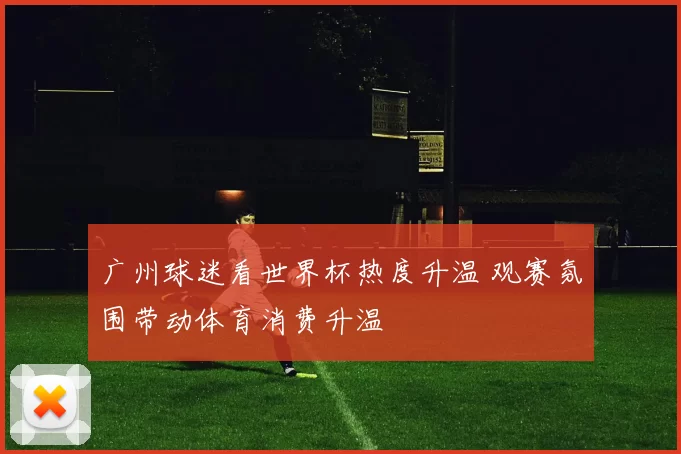 广州球迷看世界杯热度升温 观赛氛围带动体育消费升温