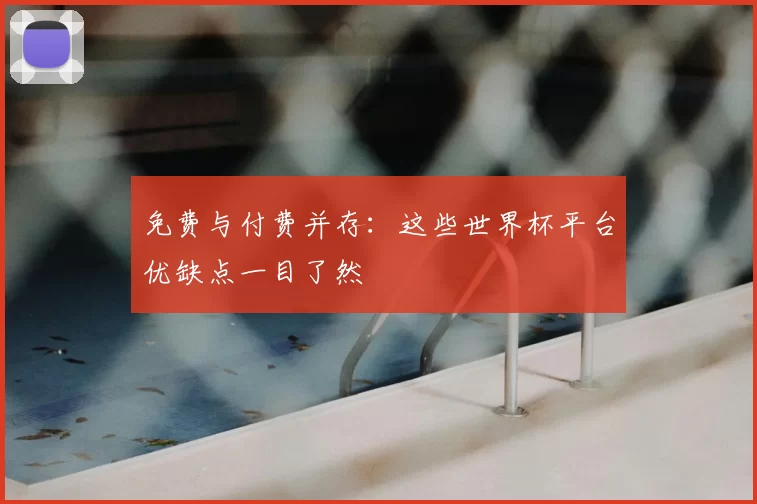 免费与付费并存：这些世界杯平台优缺点一目了然