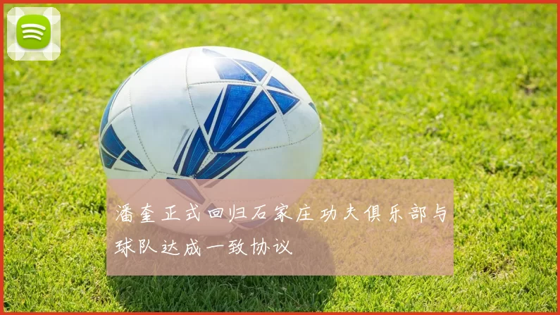 潘奎正式回归石家庄功夫俱乐部与球队达成一致协议